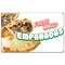 Signmission Fresh Baked Empanadas Banner Concession Stand Food Truck Single Sided B-96 Fresh Baked Empanadas19 - alternate 1